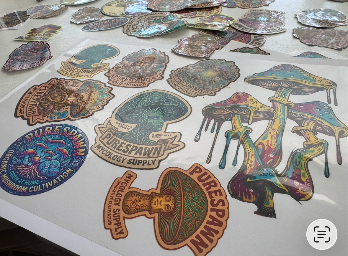PureSpawn Brand Stickers - 6 Pack
