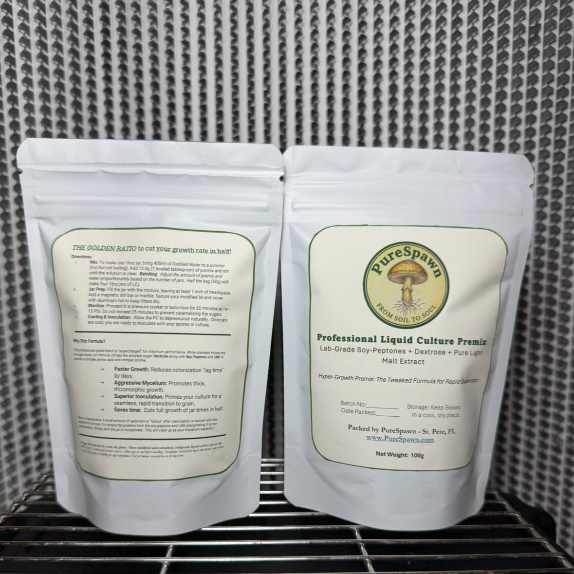 Professional Liquid Culture Premix  - 100g Pouch